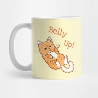 Belly Up Cat Mug